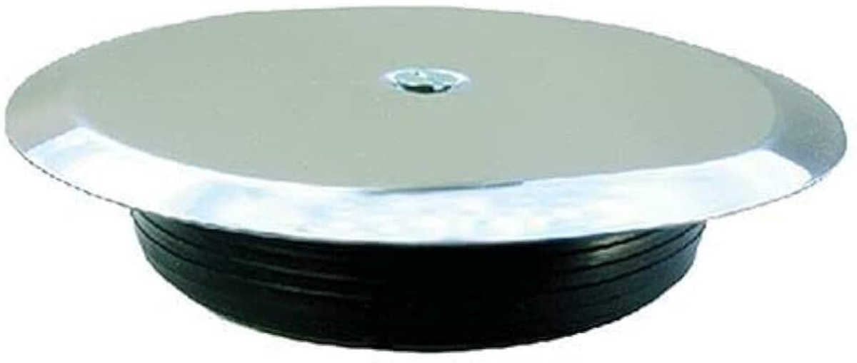 Expansiekap voor bodemschok, diameter 100 mm, verchroomd