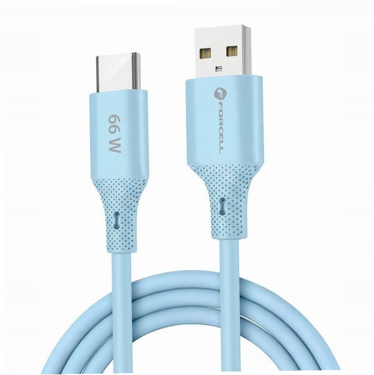 Forcell USB-C Kabel 1m Blauw - Snel opladen
