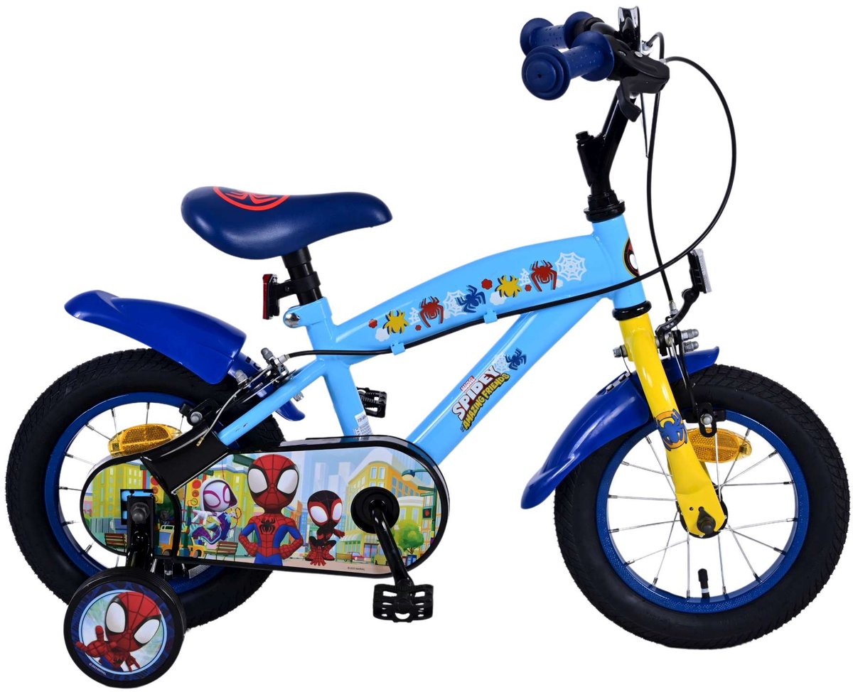 Little Heroes Kinderfiets - Jongens - 12 inch - Blauw - Twee handremmen