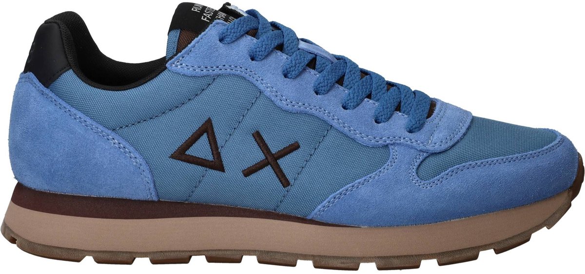 SUN68 Tom Solid Sneakers - Heren - Blauw - Maat:43
