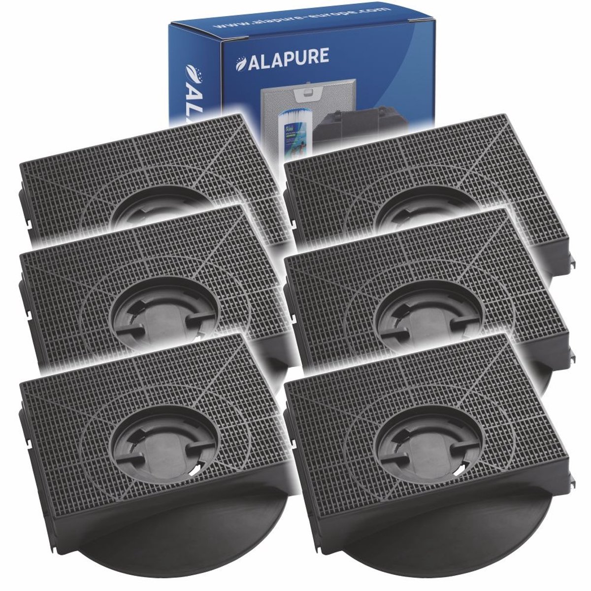 6x Koolstoffilter voor Airforce F00189/S