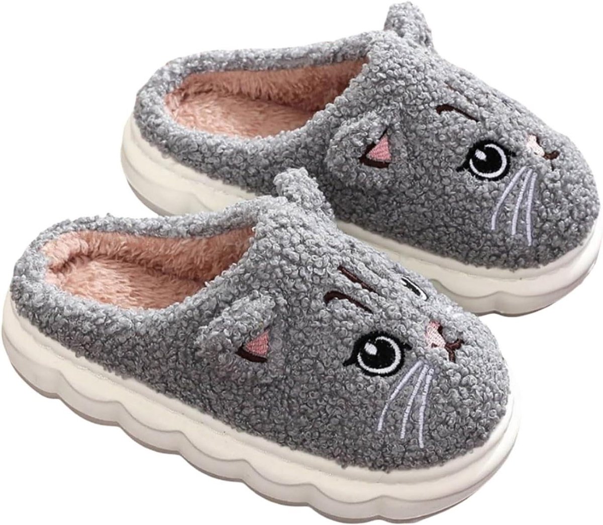 Meisjes Pantoffels - Katten Sloffen - Binnenhuis Gebruik - Zachte Voering - Niet Gespecificeerd - Roze