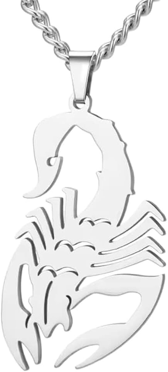 Schorpioen Ketting Hanger RVS Dieren Sieraad voor Vrouwen Vrienden Statement Accessoires Cadeaus