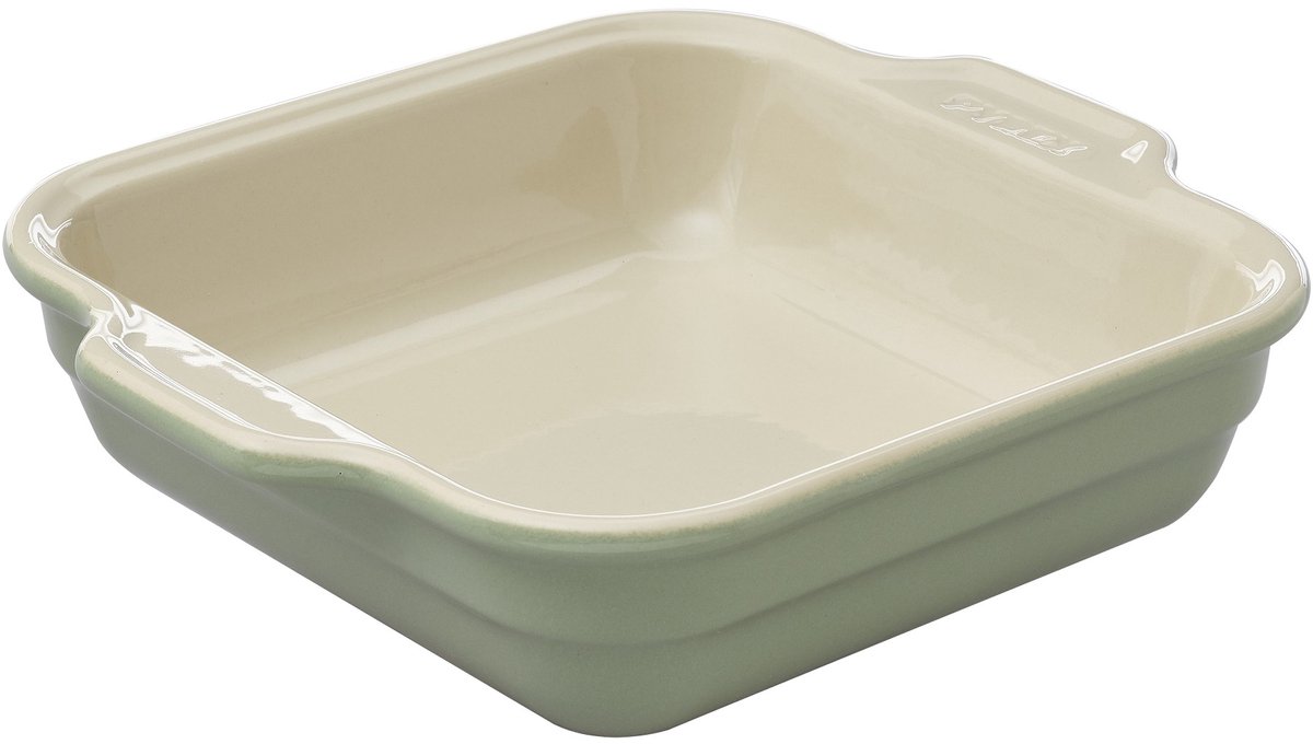 Pyrex Creation Keramische Ovenschaal 27x23 cm Vierkant Groen
