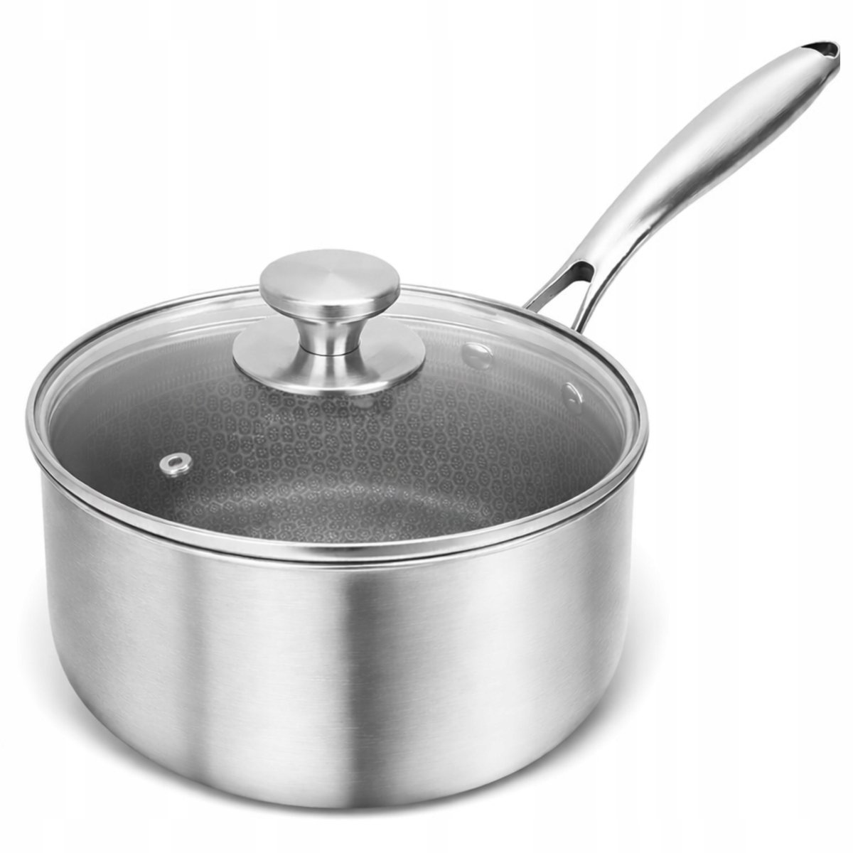 Stalen Steelpan 16cm 1,5L met Honingraatcoating - Inductie