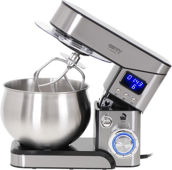 Keukenmachine - Bakmachine Mixer - Zwaar Deeg Kneden - Planetaire Beweging - 5 Liter Kom - Wit van Merkloos — afbeelding 2