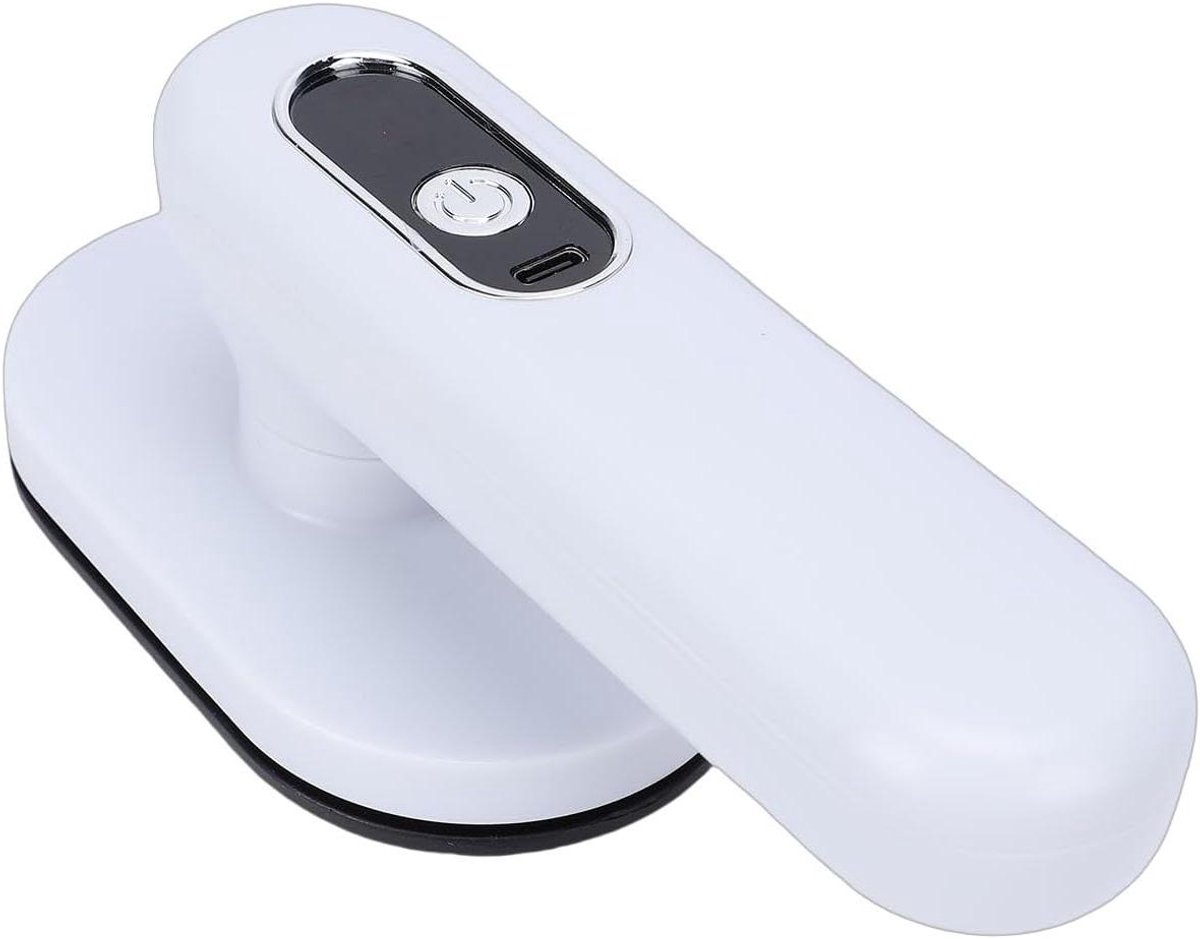 Mini Reisstrijkijzer - Draagbaar Handstrijkijzer - Kreukels Verwijderen - Snoerloos Gemak - 1200 Mah Batterij - Zwart