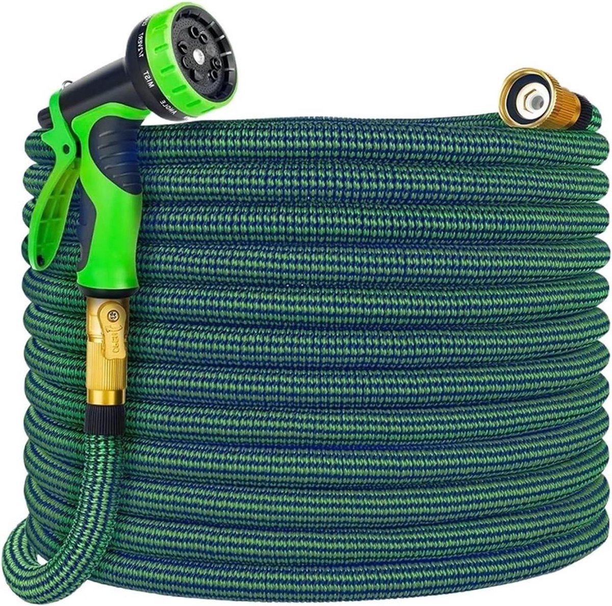 Flexibele Tuinslang - Uitbreidbare Waterslang - Tuin Besproeien - Automatisch Uittrekbaar - 7.5 Meter - Groen