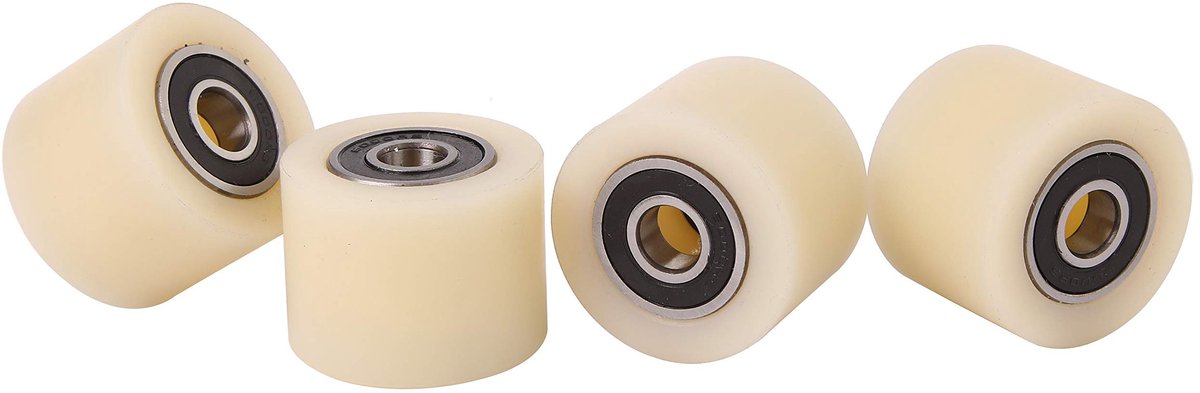 4 stuks Nylon Polyamide Rollers 40 mm diameter 30 mm breed 10 mm lager Precies bewerkt in de EU (40-30-10)