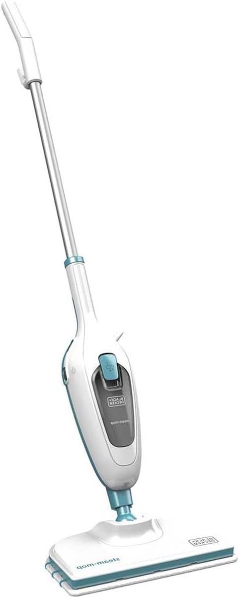 Stoom Dweil - Vloerreiniger - Hygiënisch Schoonmaken - Snel Klaar - 380ml Tank - Zwart
