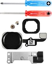 MMOBIEL Home Button voor iPhone 6S / 6S Plus (ZWART) - inclusief Reparatie Tools