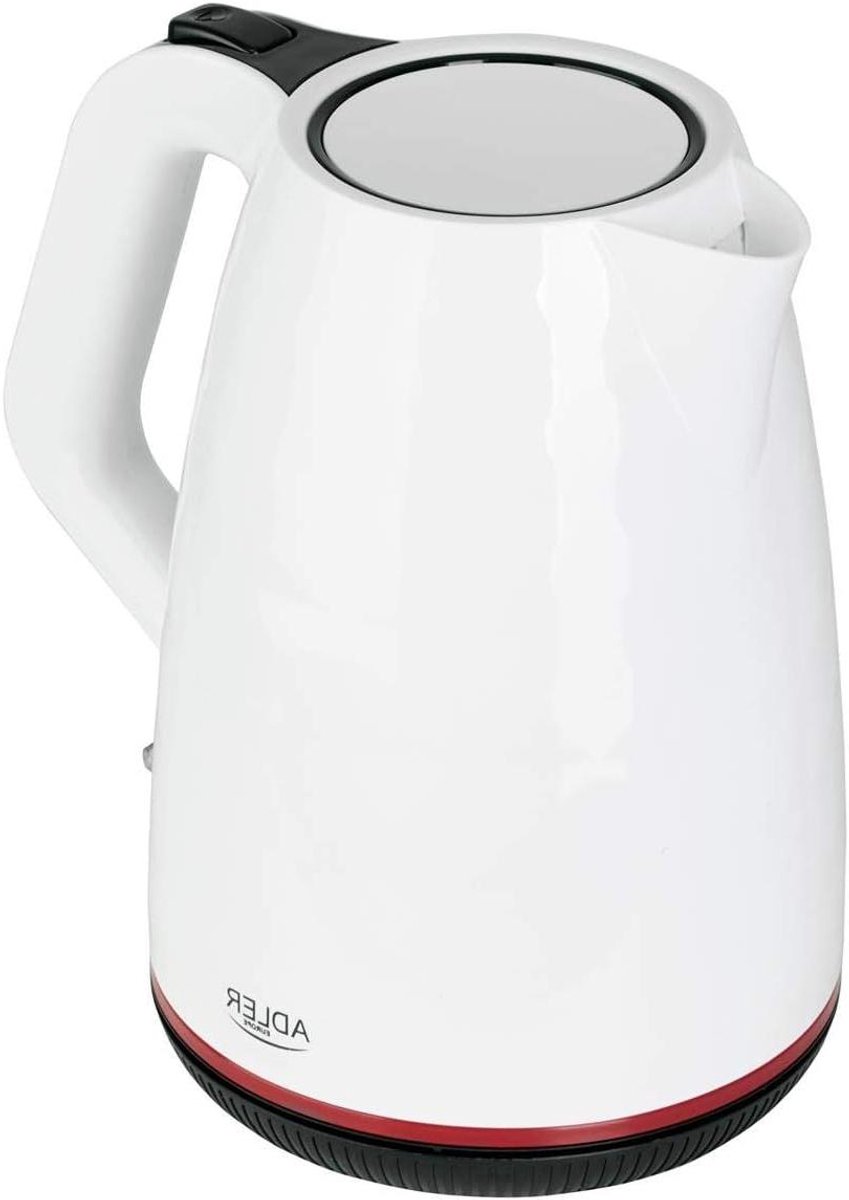 Design Waterkoker - Heetwaterkoker Keuken - Snel Water Koken - Draadloos Basisstation - 17 Liter - Wit