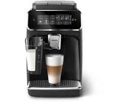 Philips 3300 Series LatteGo EP3341/50 - Espressomachine - 5 Soorten Koffie + Heet Water - Zwart / Chroom - + AquaClean Filter