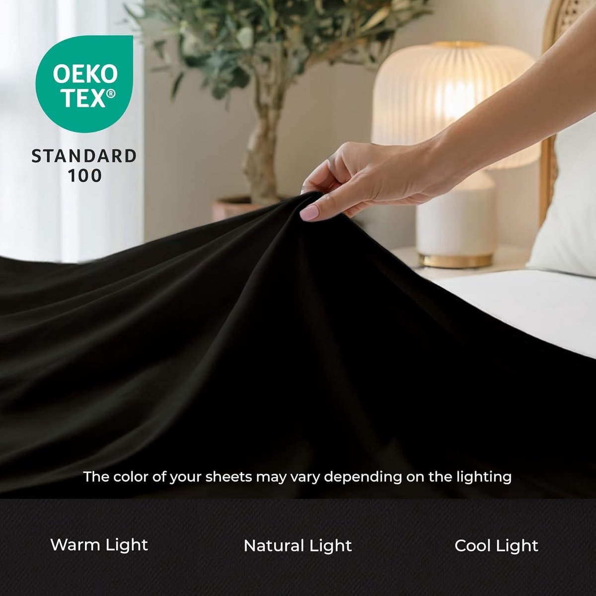 SnelShoppen - Fitted Sheet Set 1 Persoon - 170x260 cm - Zwart - Ultra Zacht Geborsteld Microfiber - Geschikt voor 80x190/90x190 cm Bed - Oeko-Tex Gece