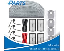Roborock Saros 20 Sonic Complete Onderhoudsset (Plus.Parts® alternatief voor 8.02.0498)