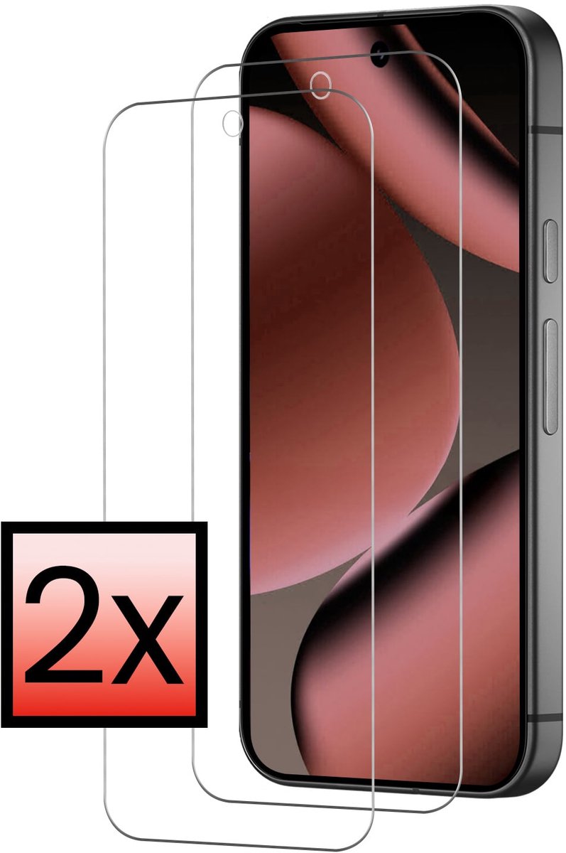 Screenprotector - 2 Stuks - Geschikt voor Google Pixel 11 Pro - Extra Sterk - Beschermglas - Gehard Glas - Tempered Glass - Screen Protector - Bescherm Cover