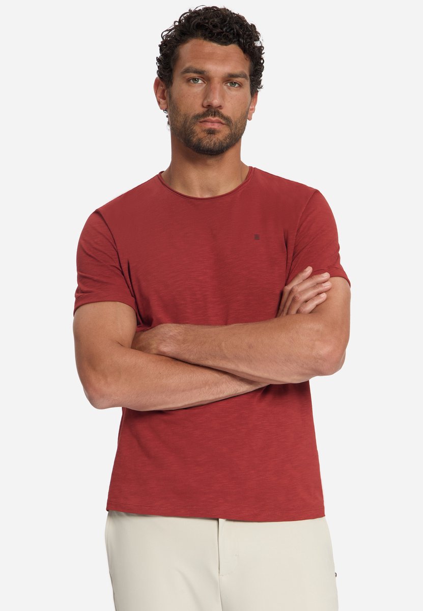 Katoenen Slub T-shirt