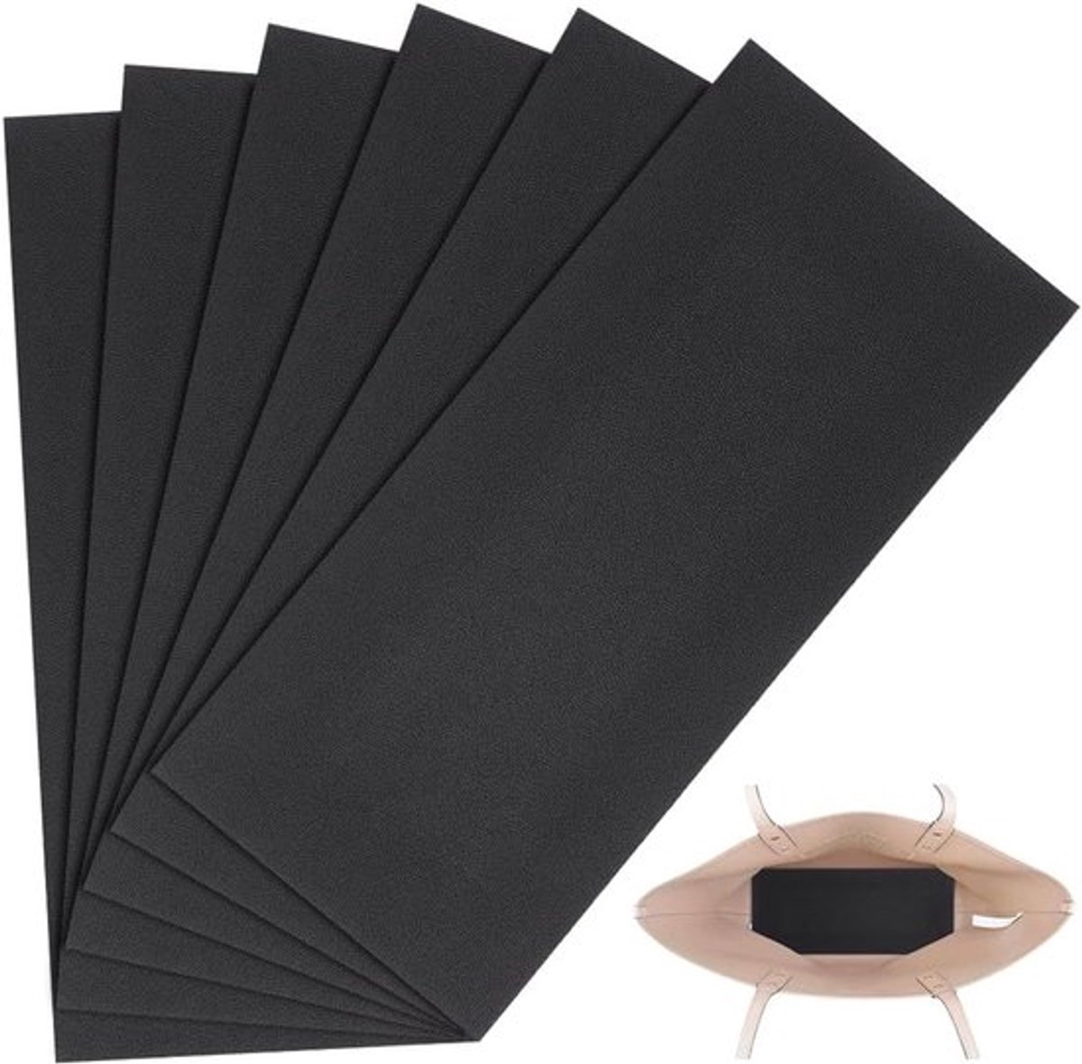 6 Stuks Plastic Basisvormer voor Handtassen, 29 x 13 cm, Stabilizer en Liner voor Handtas, Rugzak en Portemonnee