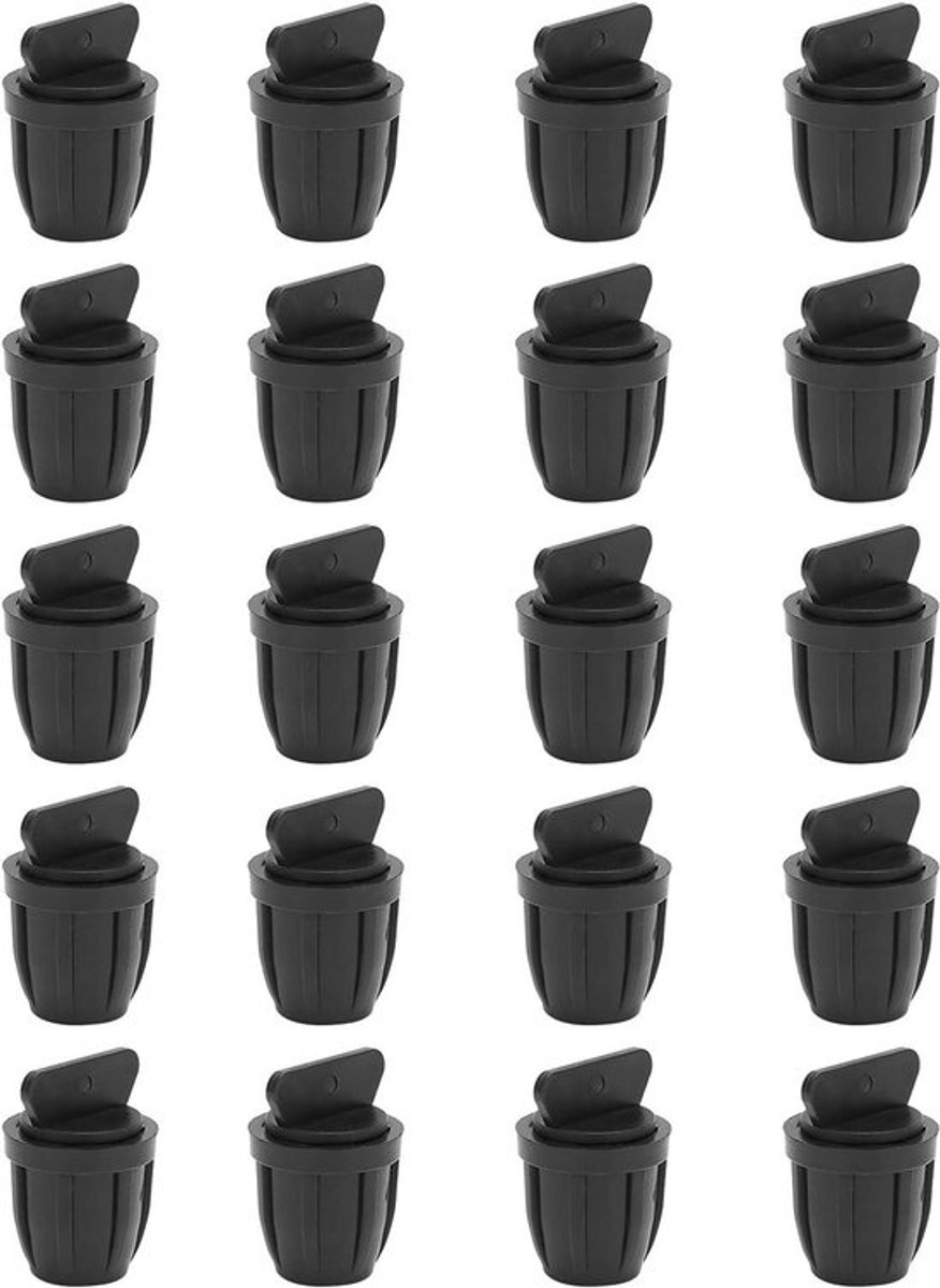 20 Stuks Slanguiteinde Plug met Slot voor Druppelirrigatie - Geschikt voor 8/11 mm Tubing