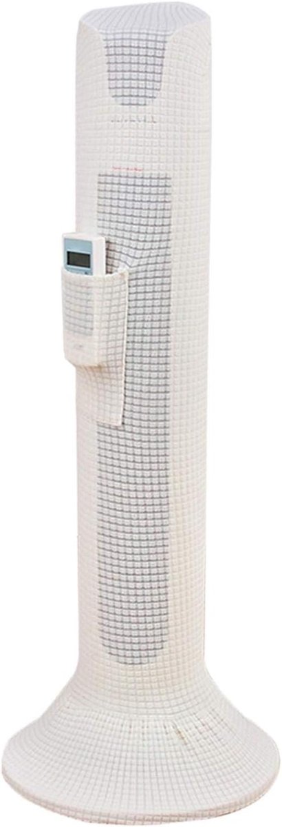SnelShoppen - Tower Fan Beschermhoes - Volledig Omhulde, Gesloten Staande Ventilator Cover - Stofbescherming voor Thuis en Kantoor - Waterafstotend Po