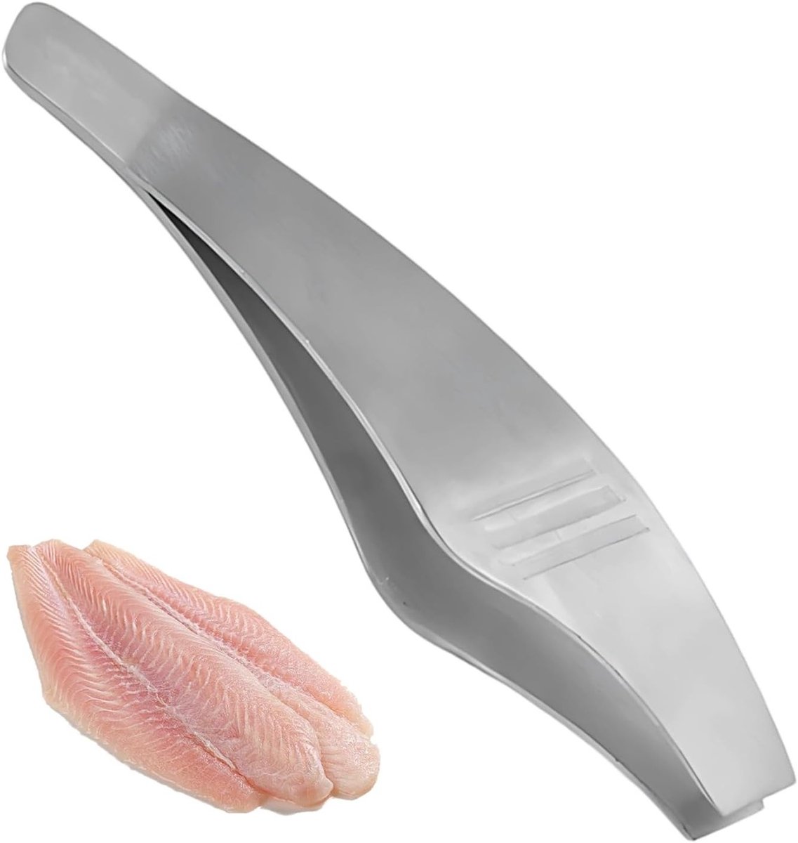 Haringtangen van RVS, 13 cm, Ideaal voor het Verwijderen van Visgraten en Dandruff, Perfect voor Vis en Vleesbereiding