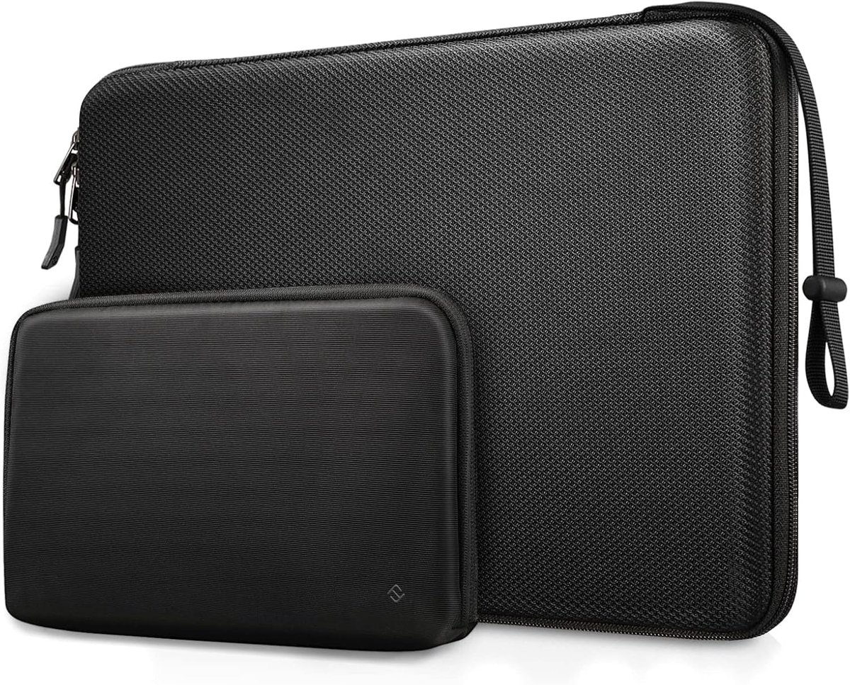 Thijox - Harde Schaal Laptoptas voor 13" MacBook Neo A18 Pro 2026, 13,6" MacBook Air 2022-2026, 14" MacBook Pro M1/M2/M3/M4/M5 - Schokbestendig met Ac