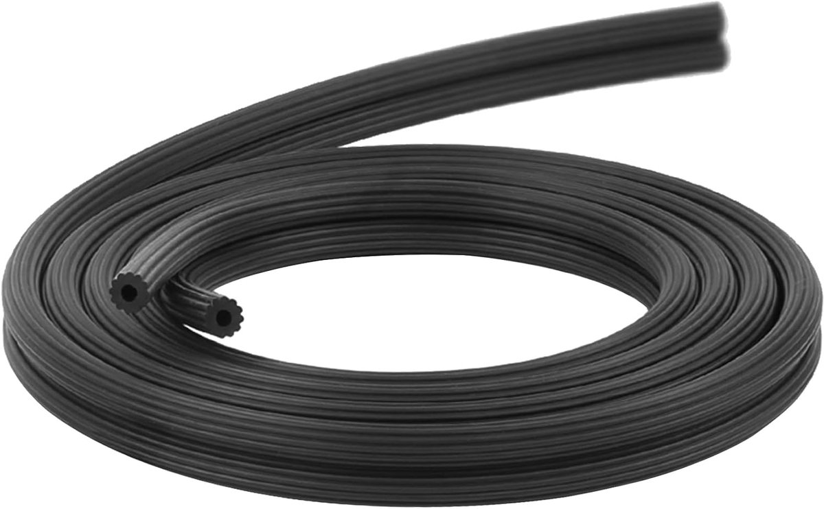 SnelShoppen - 20M Ø3mm Rubber Storm Band voor Horren - Insectenwering, UV-bestendig, Weerbestendig, Vervangingsonderdeel voor Spanningframe, Kederband