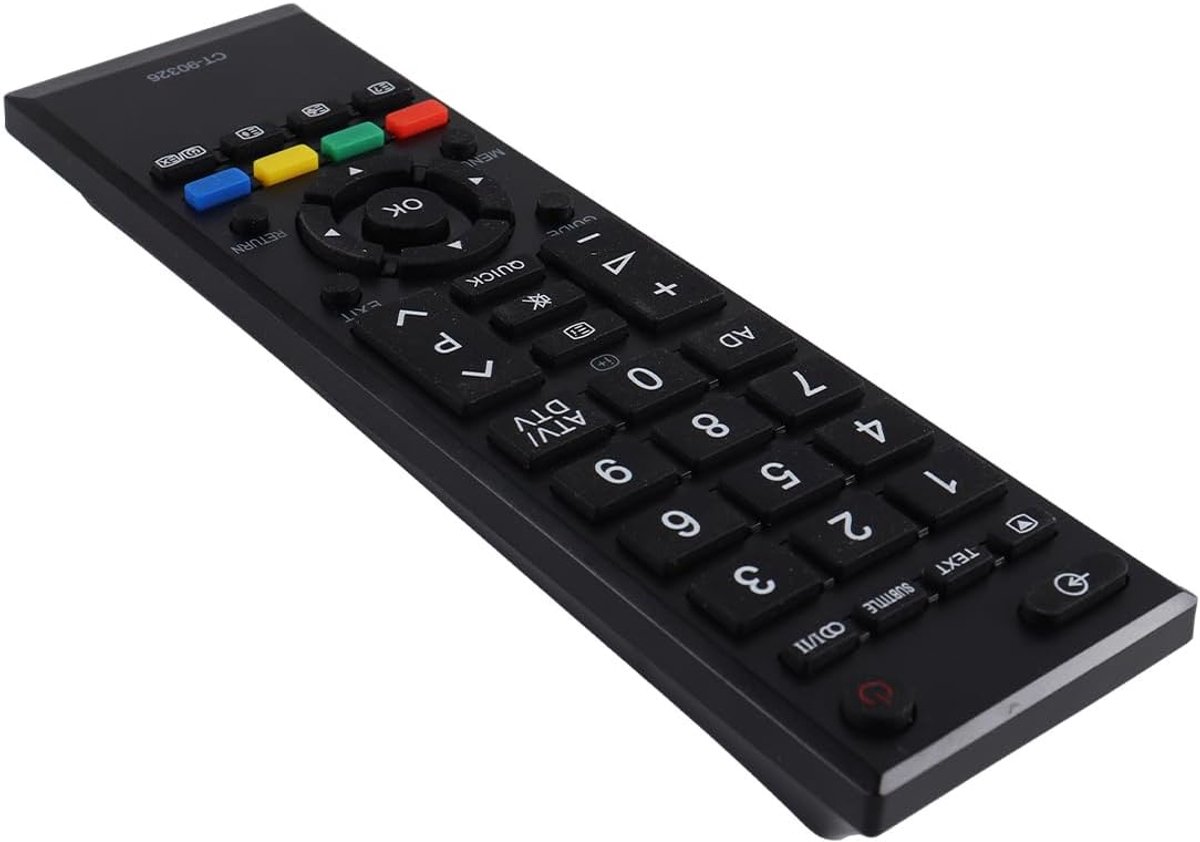 SnelShoppen - TV Afstandsbediening CT-90326 voor Toshiba TV - Duurzaam, Gebruiksvriendelijk, Geen Instellingen Nodig, Voor Thuisgebruik, Gemakkelijk i