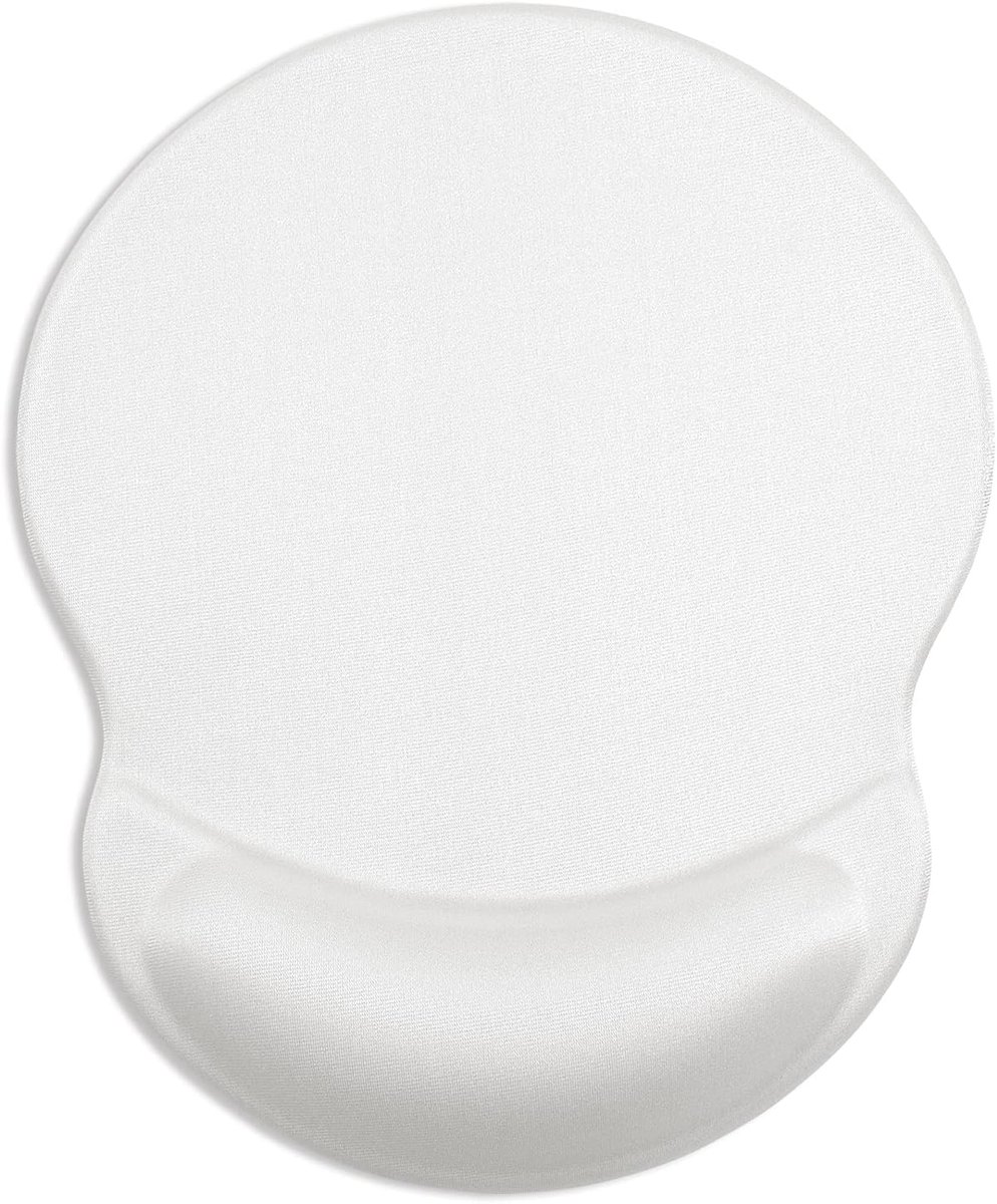 SnelShoppen - Ergonomische Muismat met Gel Polssteun, Kleine Polssteun, Soepele Oppervlak, Antislip PU Basis, Comfortabele Kantoorbenodigdheden, Pijnv
