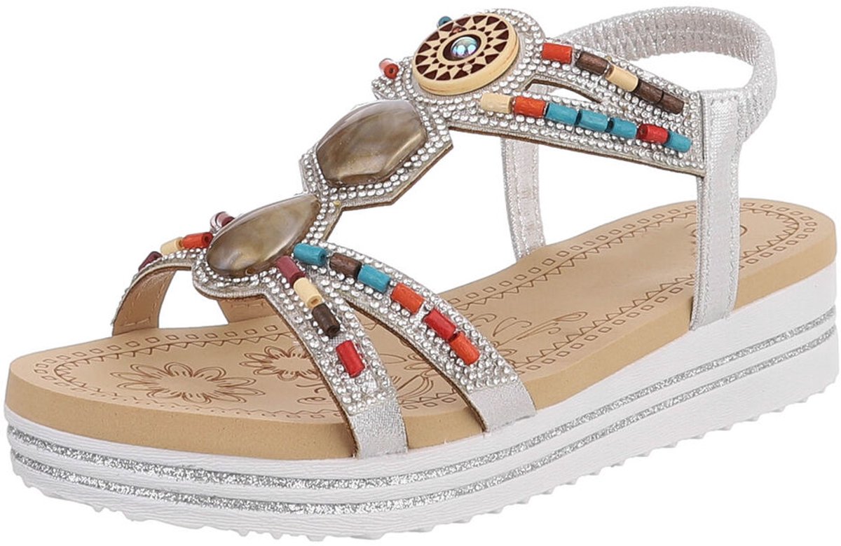 Sandaal - Decoratieve banden - Dames Mt:37