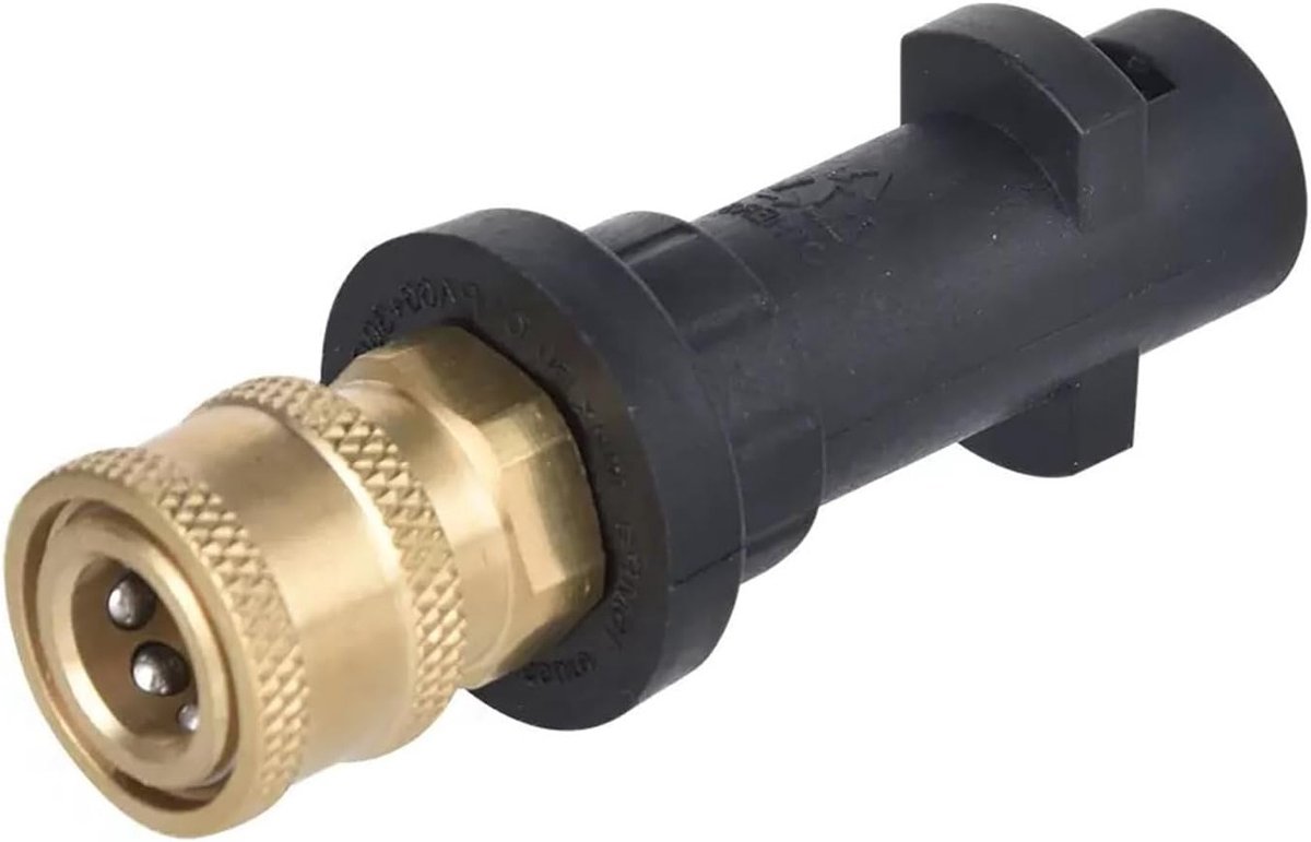 Hogedrukreiniger accessoires met 1/4 inch messing snelkoppeling, spuitpistool en schuimkanon voor optimale reinigingservaring