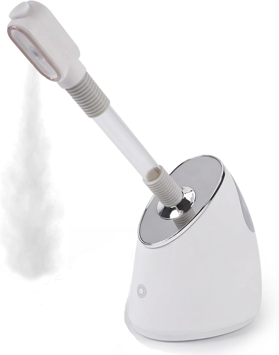 Thijox - Gezichtsstomer, hete gezichtsstomer voor dieptereiniging, 360° draaibare spray, huidverzorging, gezichtsspa, thuissauna, aromatherapie, huidb