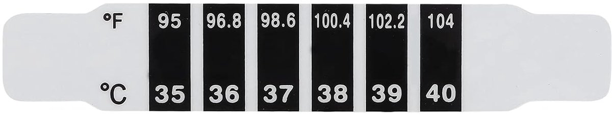 SnelShoppen - Herbruikbare Baby Voorkop Thermometers, Nauwkeurige Temperatuurmeting in Celsius en Fahrenheit, Draagbare Baby Thermometers voor Kindere
