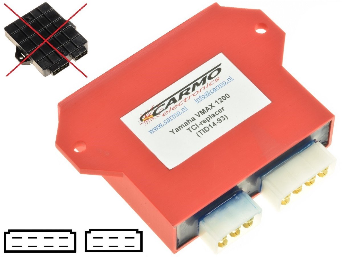 Carmo CARI-YA-VMAX-1200-VMX12-TID14-93 Yamaha VMax 1200 - ontsteking