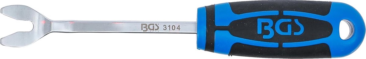 SnelShoppen - BGS 3104 Door Trim Nail Puller 235 mm - Professionele Ontlader voor Plastic Clips - Universeel Geschikt voor Alle Voertuigen - 7 mm Slot