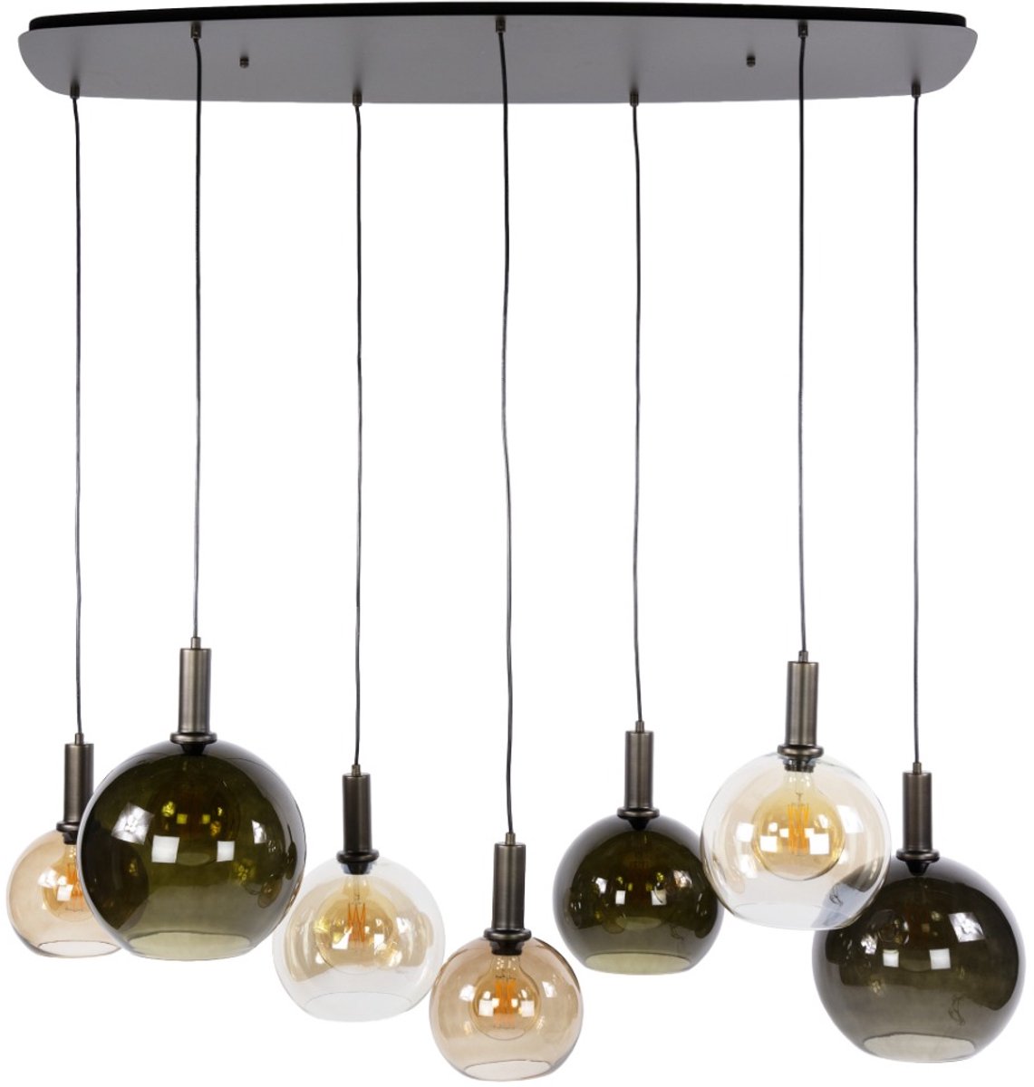 AnLi Style Hanglamp Moka 4+3L Bruin