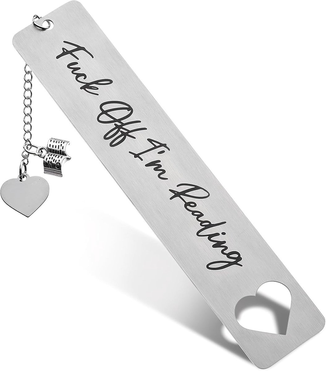 Thijox - Grappige Metalen Bladwijzer Boek Accessoires - Leuke Bladwijzers voor Vrouwen - Ideaal als Geschenk voor Boekenliefhebbers - Perfect voor Ker