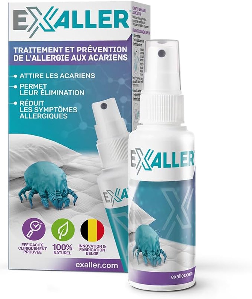 SnelShoppen - Anti-Dust Mite Spray 300 ml - Verwijdert 99% huisstofmijten - Natuurlijk & chemisch vrij - Aanbevolen door allergologen - 16 maanden bes