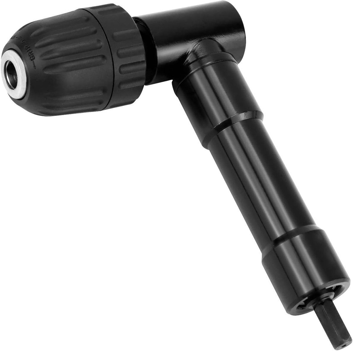 SnelShoppen - QWORK Hoekboor Accessoire 90° Boorkop, Verstelbaar van 0.8-10 mm, Stalen en Kunststof, Ideaal voor Moeilijk Bereikbare Plaatsen