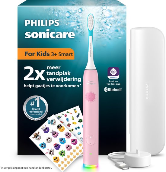 Philips Sonicare For Kids 3+ Smart HX6600/41 Roze