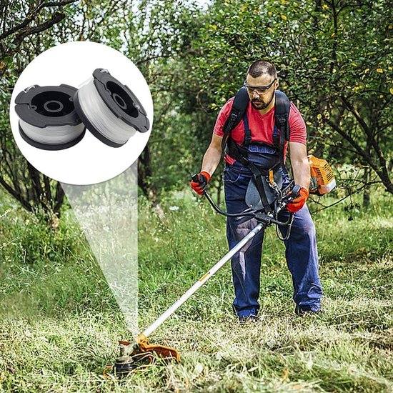 Vervangbare Draadspoelen voor Grastrimmers - Set van 5, Compatibel met Diverse Merken, 9 m Lengte, Ideaal voor Tuinonderhoud en Grastrimmen — afbeelding 3