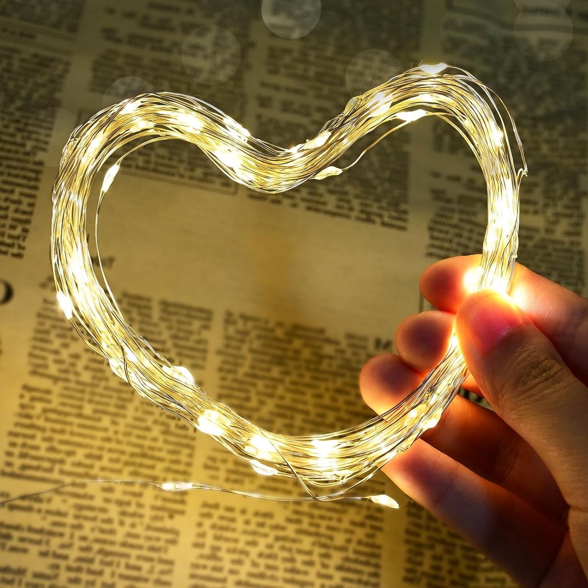 Sfeervolle 5M 50LEDs USB Sfeerverlichting met 8 Verlichtingsstanden voor Binnen en Buiten, Ideaal voor Feestjes, Kerst, Bruiloften en Tuindecoratie