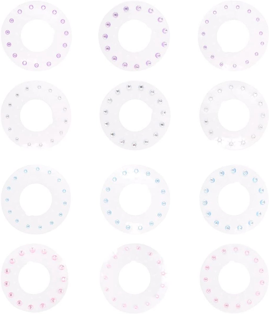 SnelShoppen - 12-delige Haar Stickers Kit voor Meisjes - Haarbedazzler Set voor Kleding, Schoenen en Speelgoed - Creatieve Haaraccessoires voor Feeste