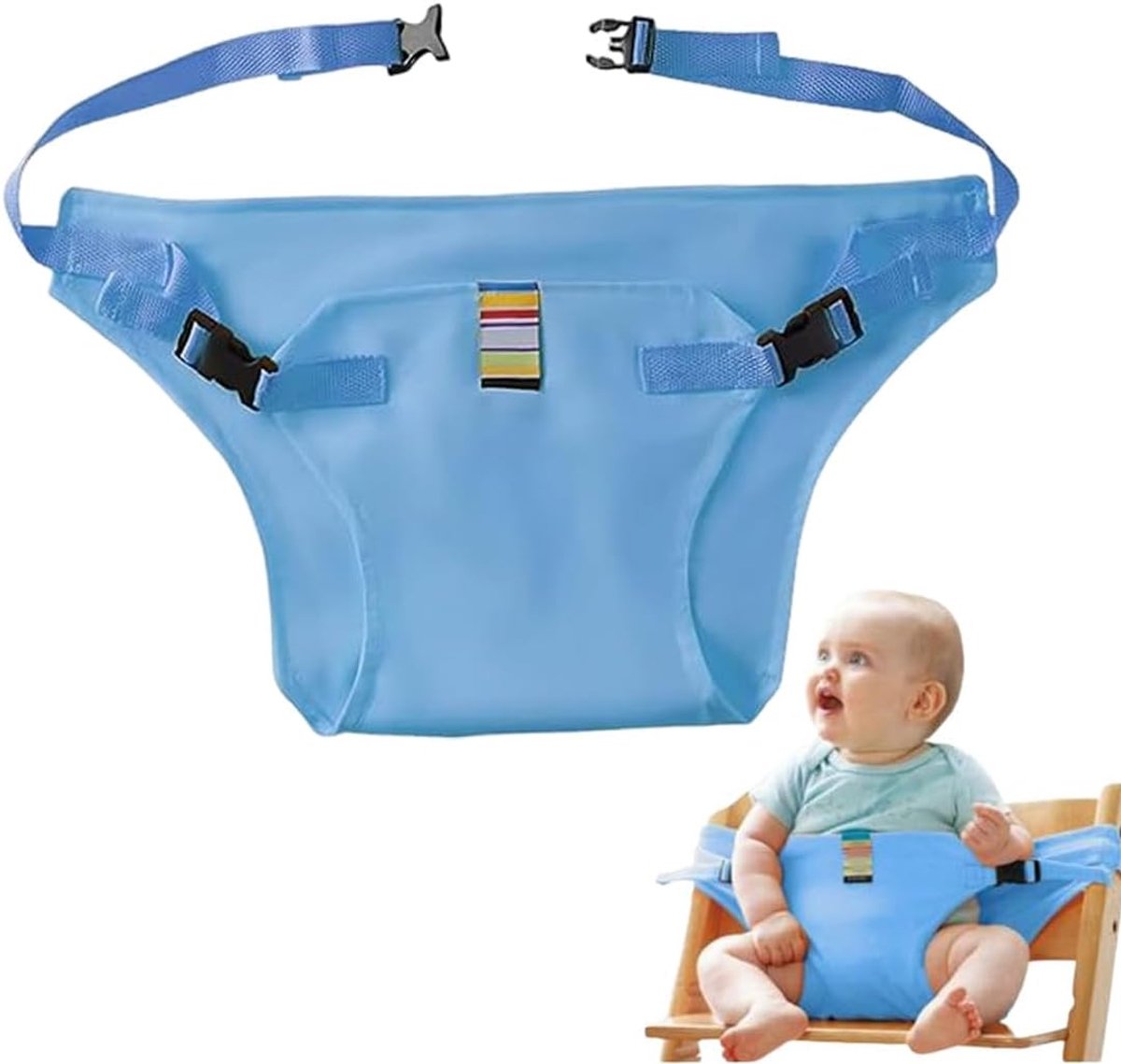SnelShoppen - Universele Zitting Veiligheidsgordel voor Hoge Kinderstoelen, Babyzitjes, Draagbare Reisveiligheidsgordel voor Thuis, Restaurants en Win