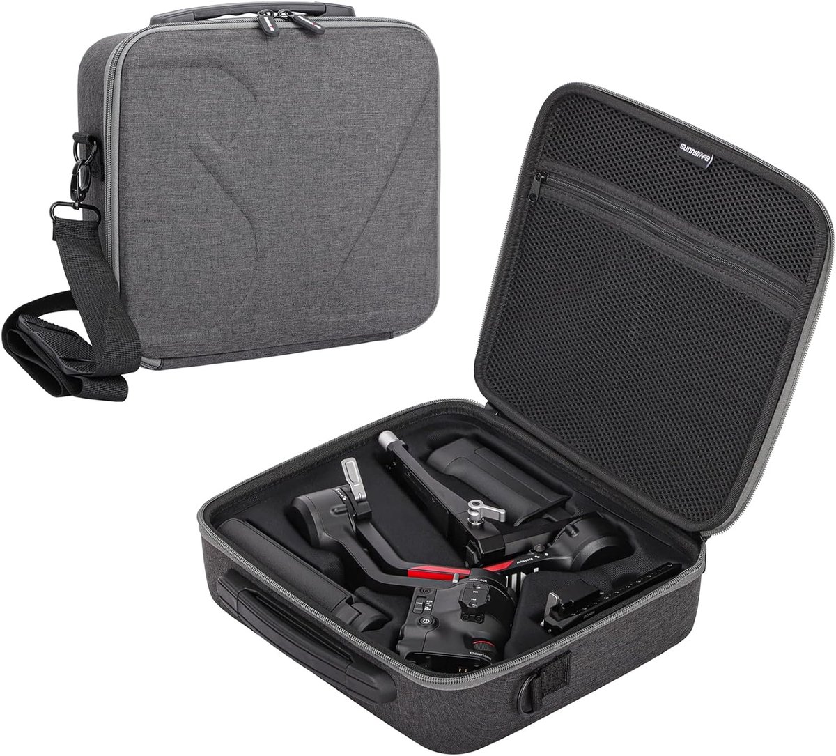SnelShoppen - RC GearPro Ronin RS 4 Schoudertas - Shockproof Hard Shell Reiszak voor DJI RS 4 Ronin Gimbal Stabilizer Accessoires - Draagbare Bescherm
