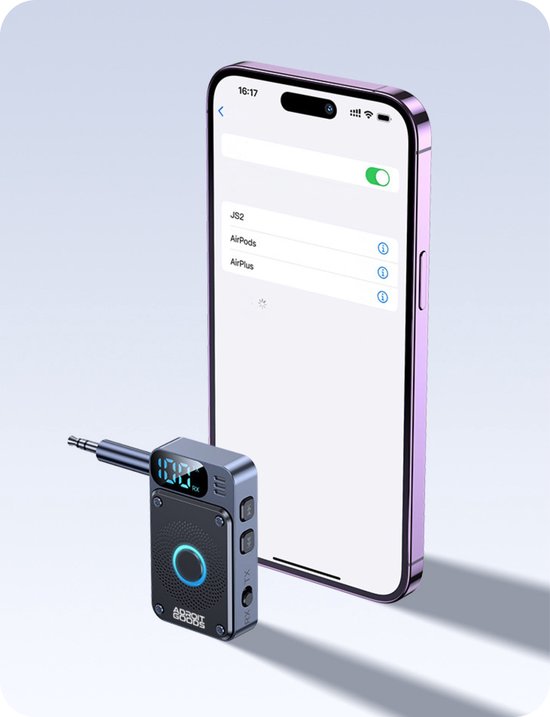 AdroitGoods Bluetooth 5.4 Audio Adapter 2-in-1 Zender Ontvanger AUX Draadloos 3.5mm Transmitter Receiver Auto TV Koptelefoon 14U van AdroitGoods — afbeelding 5