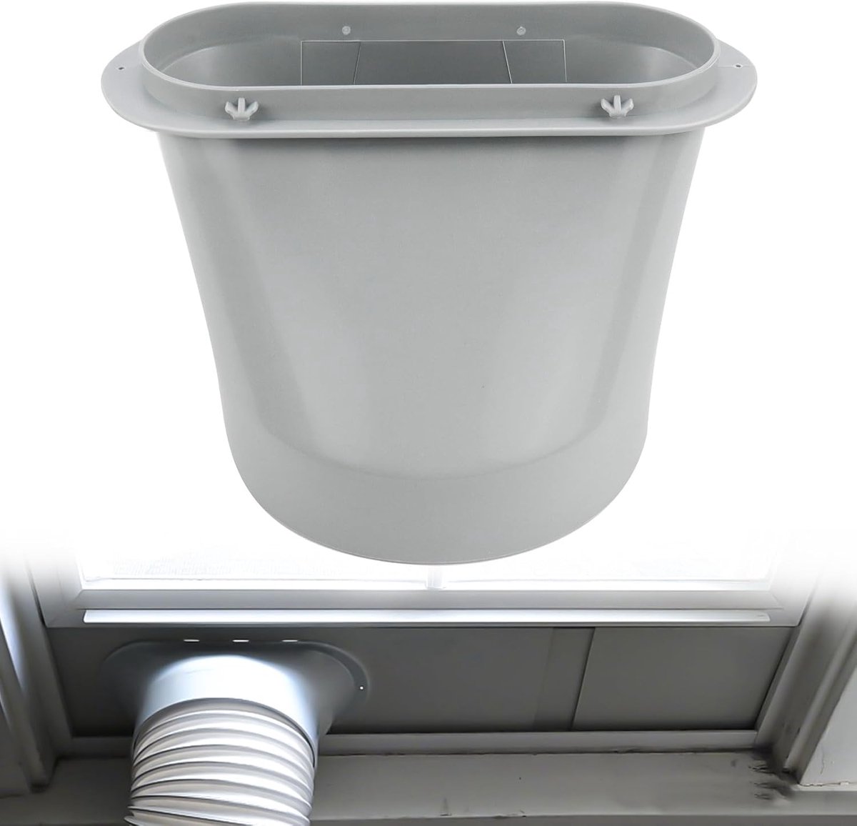SnelShoppen - Air Conditioning Hose Adapter 150 mm - Afvoerslang Adaptor voor Mobiele Airconditioners - Geschikt voor Raaminstallaties - Compact en Fl