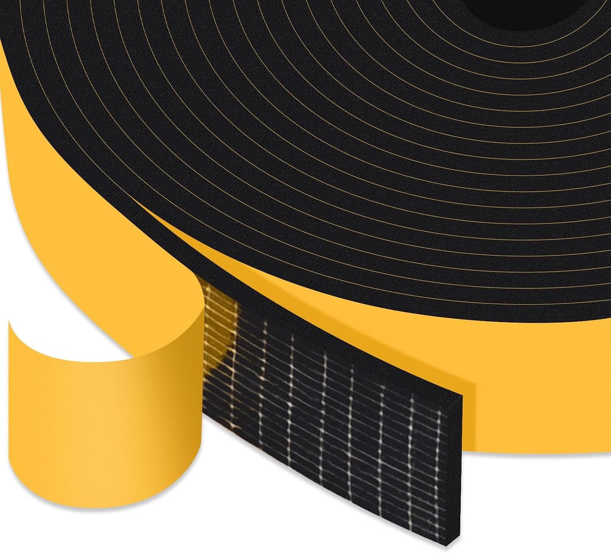 SnelShoppen - Isolatie Tape voor Deuren en Ramen - 2 Rollen x 25mm x 5M - Zelfklevende Dichtingsband - Wind- en Waterdicht - Ideaal voor Thuis - Klus-