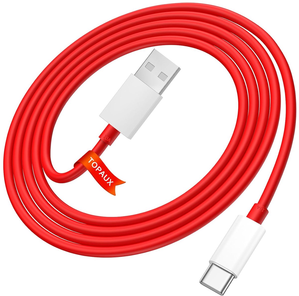SnelShoppen - 120W USB C Kabel 10A 2M - Snelle Oplader voor Smartphones - Compatibel met Diverse Modellen - Ideal voor Thuis en Reizen