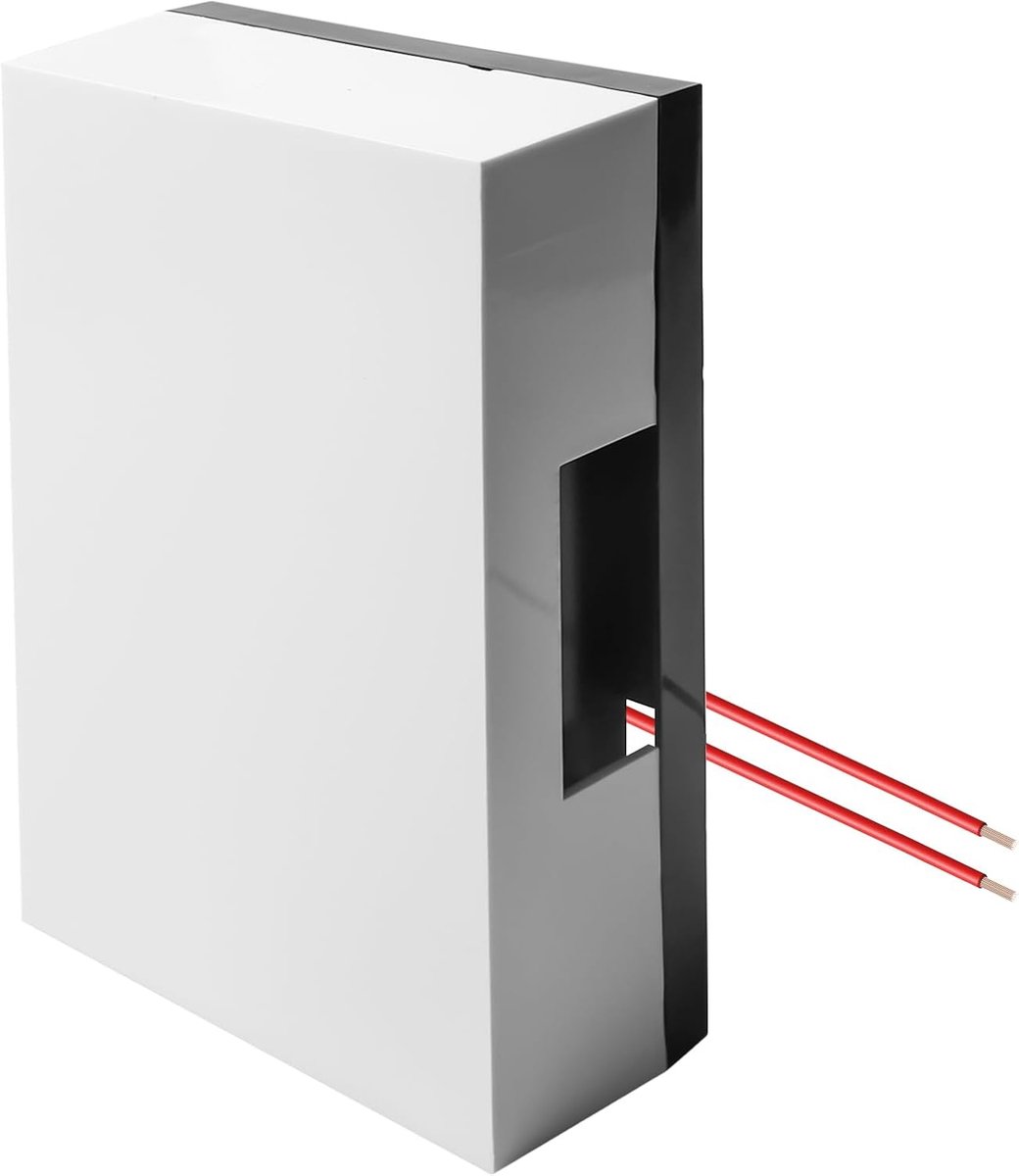 SnelShoppen - Bedrade Deurbel 220V - Mechanische Deurbel 80-95dB - Dubbele Geluidsdeurbel voor Thuis, Hotel, Kantoor - 15x9.7x4.5cm - Handmatige Deurb